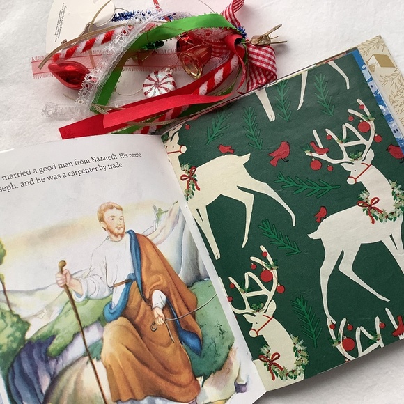 Christmas Junk Journal Plus Ephemera Pack about 70 pieces Vtg Little Golden Book - Picture 14 of 16